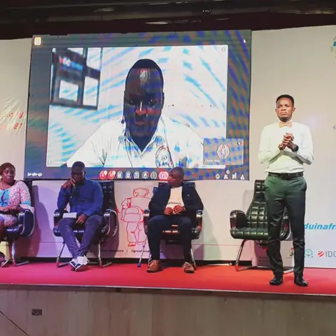 Moment from a past conference